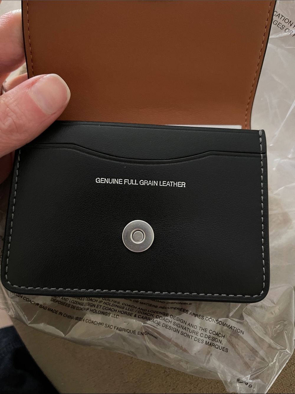 Coach Bandit Card Case NWT - Picture 5 of 7